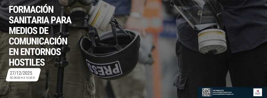 Formación sanitaria para profesionales de comunicación en entornos hostiles